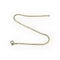 Collier Chaîne de cheville maille marine en or jaune 18k (750) 58 Facettes 149065150