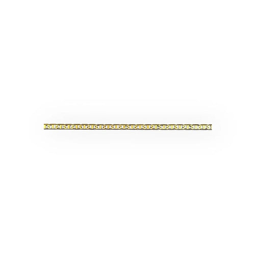 Collier Chaîne de cheville maille marine en or jaune 18k (750) 58 Facettes 149065150