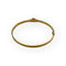 Bracelet Bracelet jonc ovale ouvrant en or jaune 750, saphir et diamants 58 Facettes 149066023