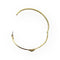 Bracelet Bracelet jonc ovale ouvrant en or jaune 750, saphir et diamants 58 Facettes 149066023