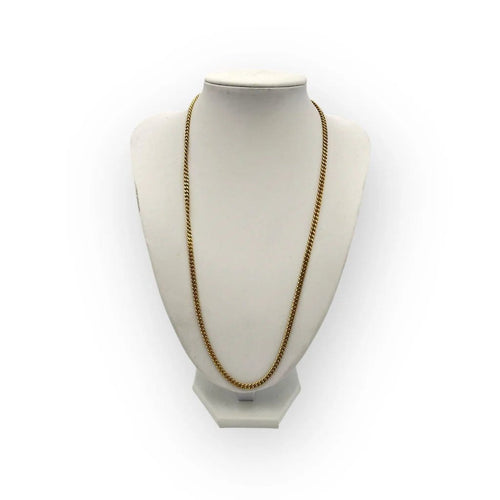 Collier Chaîne gourmette en or jaune 18K, 55 cm 58 Facettes 149061656
