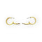 Boucles d'oreilles Créoles en or jaune 18K et diamants 58 Facettes 149060553
