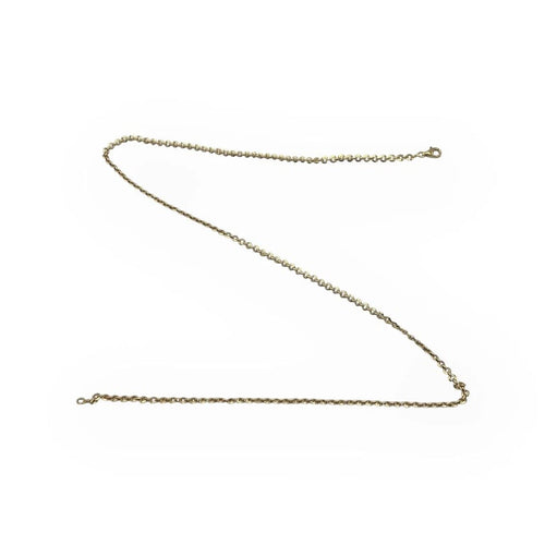 Collier Chaîne maille jaseron bombée en or jaune 18K, 62 cm 58 Facettes 149062581