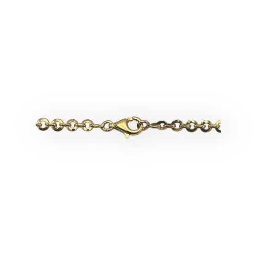Collier Chaîne maille jaseron bombée en or jaune 18K, 62 cm 58 Facettes 149062581