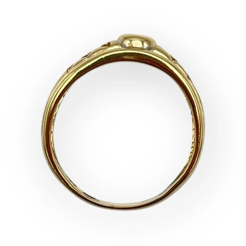 Bague 53 Bague à motif en or jaune et diamant 58 Facettes 149059010