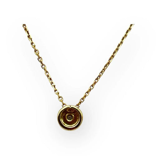 Collier Collier solitaire en or jaune 18K et diamant 58 Facettes 149063075