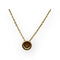 Collier Collier solitaire en or jaune 18K et diamant 58 Facettes 149063075