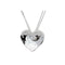 Collier Pendentif cœur - Collier en or serti de diamants 58 Facettes R199
