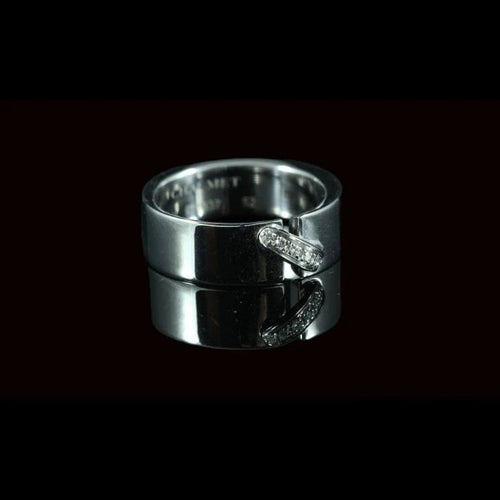 Bague 52 Chaumet Lien - Bague en or blanc et diamants 58 Facettes A1583