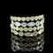 Bague 52 Bague en or rose sertie de diamants 0,38 ct 58 Facettes R1454