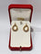 Boucles d'oreilles Cartier - Boucles d’oreilles pendantes en or jaune 18 carats et diamants 58 Facettes