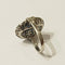 Bague 50 Bague Art déco saphir et diamants en platine 58 Facettes