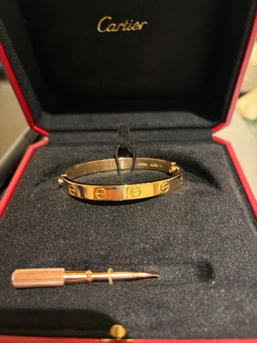 Bracelet Cartier Love - Bracelet en or rose 58 Facettes Bracelet love cartier