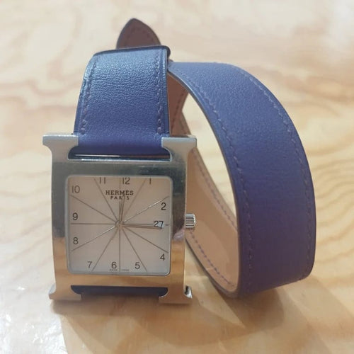 Montre Hermès Heure H - Montre en acier inoxydable 31 mm 58 Facettes