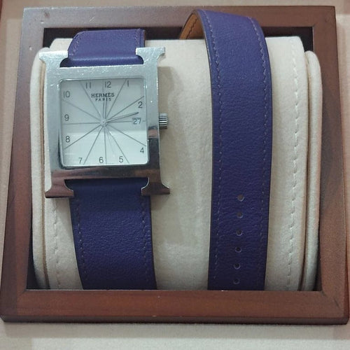 Montre Hermès Heure H - Montre en acier inoxydable 31 mm 58 Facettes