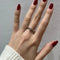 Bague 57 Bague solitaire en or blanc 18 carats avec diamant taille brillant 58 Facettes