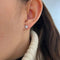 Boucles d'oreilles Boucles d’oreilles boutons en or blanc 18 carats et diamants 58 Facettes