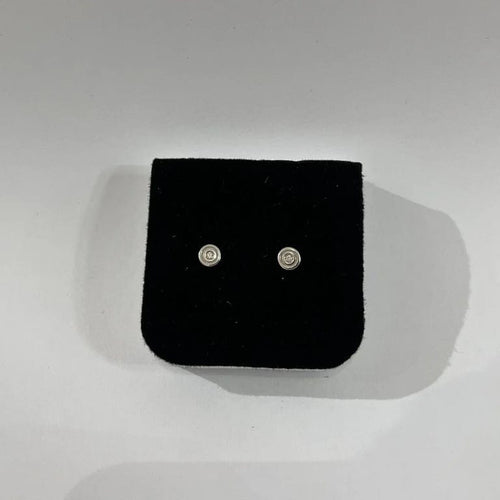 Boucles d'oreilles Boucles d’oreilles boutons en or blanc 18 carats et diamants 58 Facettes