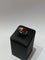 Bague 52 Bague en or blanc 18 carats avec résine rouge et diamants 58 Facettes