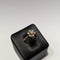 Bague 53 Bague motif floral en or jaune et diamants 58 Facettes