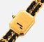 Montre Chanel Première - Montre plaqué or et cuir noir taille XL 58 Facettes LV111