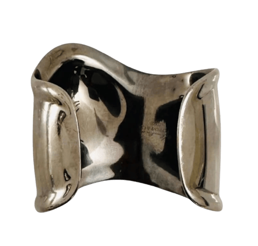 Bracelet Tiffany & Co. Elsa Peretti Bone - Bracelet manchette en ruthénium 58 Facettes