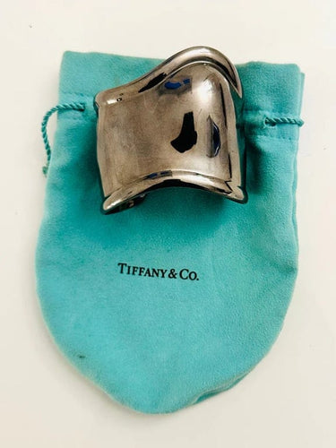 Bracelet Tiffany & Co. Elsa Peretti Bone - Bracelet manchette en ruthénium 58 Facettes