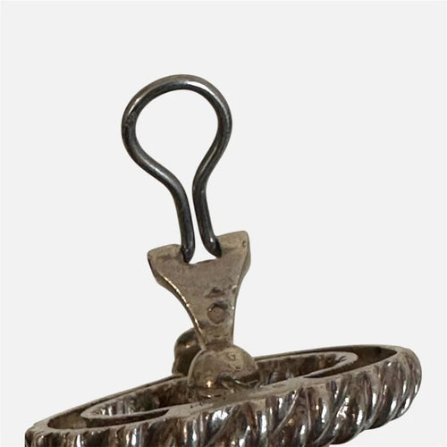 Boucles d'oreilles Hermès Noeuds marins - Boucles d’oreilles clips en argent 925 58 Facettes 104