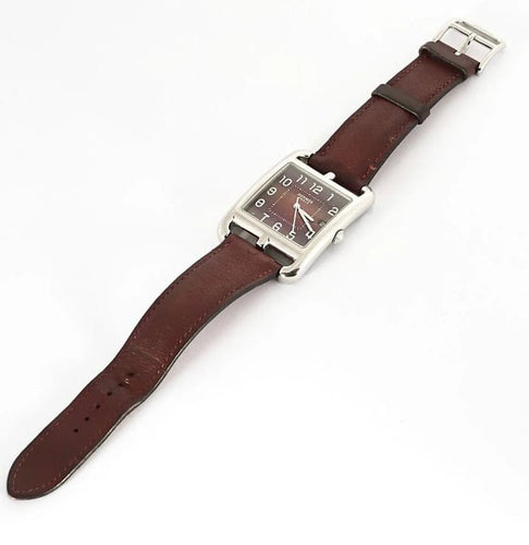 Montre Hermès Cape Cod - Montre en acier grand modèle 58 Facettes