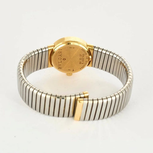 Montre Bulgari Tubogas - Montre en acier et or jaune 58 Facettes