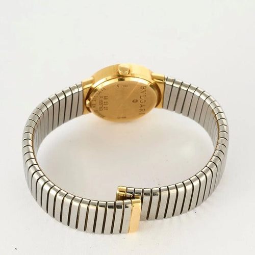 Montre Bulgari Tubogas - Montre en acier et or jaune 58 Facettes