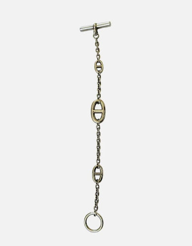 Bracelet Hermès Farandole - Bracelet en argent massif Chaîne d’Ancre 58 Facettes