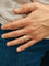 Bague 57 Piaget Possession - Alliance en or gris et or jaune 58 Facettes HS2760