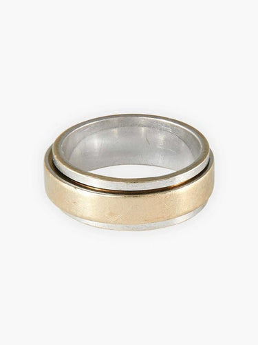 Bague 57 Piaget Possession - Alliance en or gris et or jaune 58 Facettes HS2760