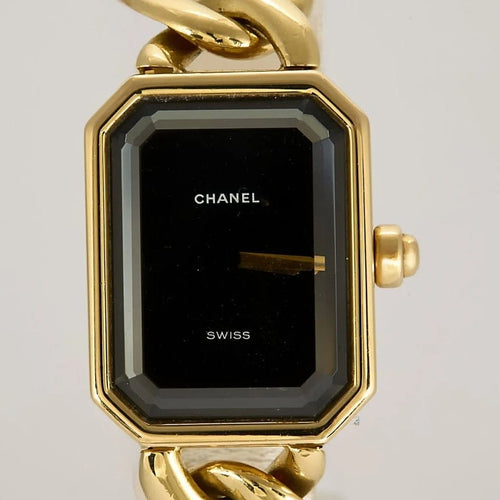 Montre Chanel Première - Montre en or jaune 18 carats, chaîne gourmette 58 Facettes
