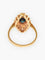 Bague 52 Bague marquise en or jaune 18 carats, saphir et diamants 58 Facettes HS20428