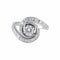 Bague 50 Bague tourbillon en or blanc 18K et diamants 58 Facettes