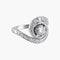Bague 50 Bague tourbillon en or blanc 18K et diamants 58 Facettes