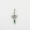 Pendentif Pendentif en or gris 18K avec diamants et émeraudes 58 Facettes HS4264