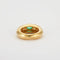 Bague 53 Bague jonc en or jaune avec émeraude cabochon et diamants 58 Facettes HS21156