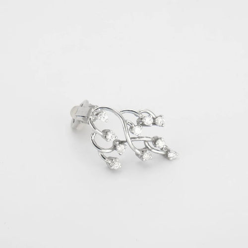Boucles d'oreilles Boucles d'oreilles - Or gris 18K et diamants 0,5 ct 58 Facettes HS7269