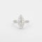 Bague 56.5 Bague entourage navette en or blanc 18K et diamants 58 Facettes HS4196
