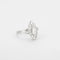 Bague 56.5 Bague entourage navette en or blanc 18K et diamants 58 Facettes HS4196