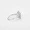 Bague 56.5 Bague entourage navette en or blanc 18K et diamants 58 Facettes HS4196