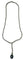 Collier Collier en or blanc 18 carats avec perle et diamants 58 Facettes