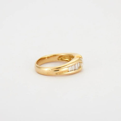 Bague 54 Bague en or jaune 18K avec diamants 1,0 ct 58 Facettes HS22164