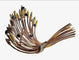 Broche Broche épi de blé en or jaune 18 carats, diamants et saphirs 58 Facettes F97lp25