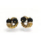 Boucles d'oreilles Chaumet - Boucles d’oreilles clips en or jaune 18 carats, onyx et diamants 58 Facettes
