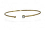 Bracelet Lepage Paris - Bracelet jonc en or jaune 18 carats et diamant 58 Facettes