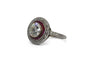 Bague 51 Bague Art déco en platine avec diamant et rubis 58 Facettes